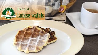 Recept Luikse wafels maken met zelfgemaakte parelsuiker [upl. by Ekaterina]