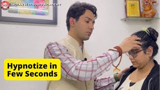 Hypnotize in Few Seconds  Quick Hypnosis Induction Technique by Tarun Malik in Hindi [upl. by Wade]