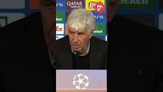 champions STOCCARDAATALANTA  Gasperini quotDobbiamo far punti prima di REAL E BARCELLONAquot [upl. by Droffilc14]