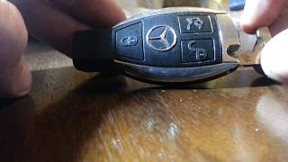 How To Take Apart Mercedes Benz Key Fob [upl. by Nidla181]