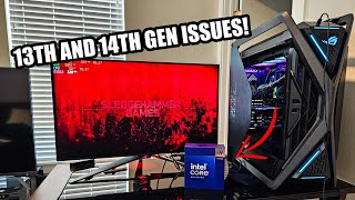 INTEL 13TH AND 14TH GEN CPU ISSUES  WHAT YOU SHOULD DO TO YOUR MACHINES [upl. by Rind751]