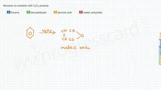 Benzene on oxidation with V2O5 produce [upl. by Ysied610]