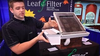 LeafFilter Gutter Protection Demonstration  LeafFilter [upl. by Grekin]