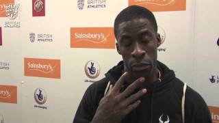 Dwain Chambers  Sainsburys British Athletics Indoor 60M Runner Up [upl. by Notsruht530]