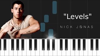 Nick Jonas  quotLevelsquot Piano Tutorial amp Sheet Music  Chords  How To Play  Cover [upl. by Eanehs]