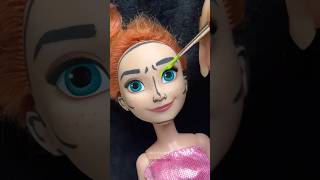 Following Barbie makeup Vlog on my Doll🩷💄 shorts barbie art makeup [upl. by Yoshio24]