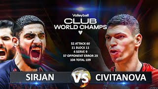 Foolad Sirjan Iranian vs Cucine Lube Civitanova  Volleyball Club World Championship 2024 [upl. by Corissa]