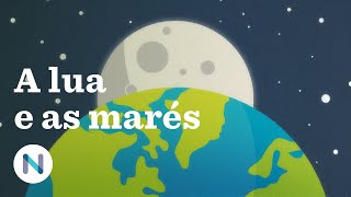 Como funciona a influência da Lua nas marés [upl. by Asen]