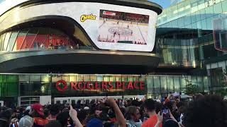 Edmonton Oilers vs Florida Panthers  Game 6  Moss Pit  quotWe Want the Cupquot Chant [upl. by Colier]