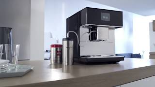 Miele CM7 coffee machine automatic descaling [upl. by Asalocin388]