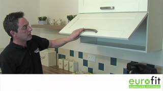 How To Fit Gas Strut Cupboard Door Stays [upl. by Asirem895]