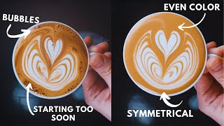 10 Things RUINING your Latte Art [upl. by Kurman]