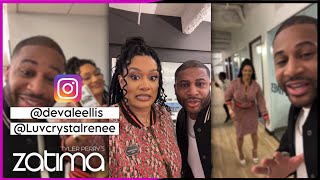 😹🦶🏽 FULL LIVE Crystal Renee’ Hayslett and Devale Ellis Tour BET HEADQUARTERS  HILARIOUS MOMENTS [upl. by Woermer]