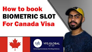 How to Book Biometric for Canada Visa under 5 Minutes for Free  Biometric Appointment Process [upl. by Kieryt]