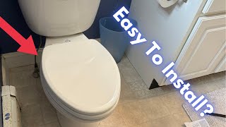 Hard To Install Mayfair Lannon Toilet Seat Slow Close review amazon diy [upl. by Anitsim]