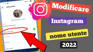 Come cambiare il nome utente di Instagram prima di 14 giorni  Modifica del nome utente di Instagram [upl. by Abram764]