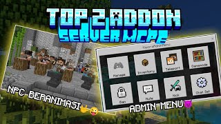 TOP 2 ADDON SERVER MCPE 12144 [upl. by Wilow704]