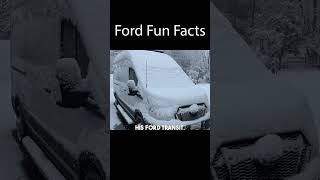 Abandoned Ford Transit Survives Extreme Snowstorm fordtransit fordtough [upl. by Nairoc]