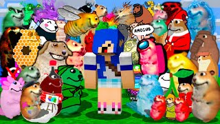 Ache TODOS os CHOMIKS FIND CHOMIKS MINECRAFT O FILME [upl. by Goodden]