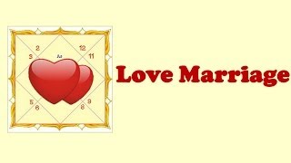 Love Marriage Through Vedic Astrology [upl. by Anaeerb]