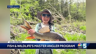 Vermont Fish and Wildlife promotes Master Angler program [upl. by Holbrooke]