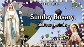 🌻SUNDAY Rosary🌻 Day 8 NOVENA to St THERESA of AVILA GLORIOUS Mysteries OCTOBER 13 2024 Scenic [upl. by Marder796]