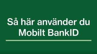 Så här loggar du in på Mina sidor med Mobilt BankID mobil [upl. by Uriel]