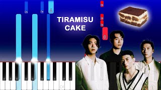 WE ARE THE NIGHT  Tiramisu Cake Piano Tutorial [upl. by Ydnis]