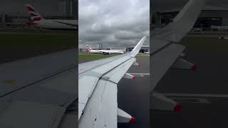 Airbus A320 Neo Take Off Heathrow on a cloudy day [upl. by Cirderf479]