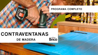 CONTRAVENTANAS de MADERA DIY ¡Tutorial Fácil 👨‍🏭👩‍🏭 Bricomanía [upl. by Miru]