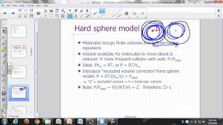 Physical Chemistry Lecture Real gas behavior part 1 [upl. by Assilat702]