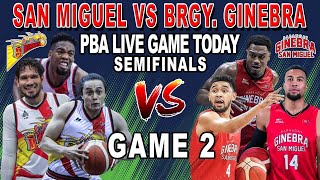 BRGY GINEBRA vs SAN MIGUEL Game 2 Semifinals  PBA Live Full Game Today  October 11 2024 [upl. by Annehsat]