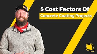 5 Cost Factors Of Concrete Coating Projects [upl. by Adair]