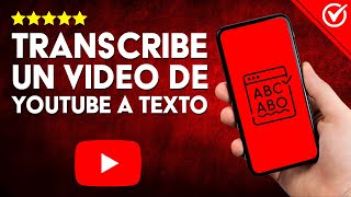 Cómo TRANSCRIBIR un VIDEO de YOUTUBE a Texto  Método Rápido y Efectivo [upl. by Northrop]