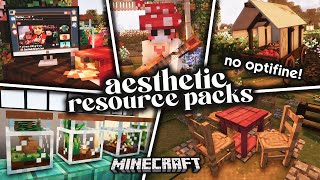 BEST Cute amp Aesthetic Resource Packs  Minecraft 120 NO OPTIFINE  MODS [upl. by Lasyrc502]