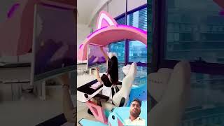 Rate this gaming chair 110 gaming gamingchair shortsviral youtubeshorts tecnogamerz [upl. by Anelliw490]