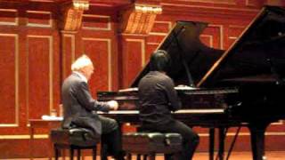 Alfred Brendel NEC Masterclass November 5 2009 Part 1a [upl. by Irec]