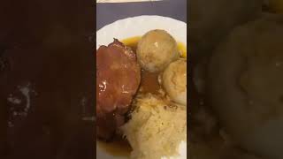 Kassler mit Semmelknödel und Sauerkraut 😊👨‍🍳❤️ [upl. by Micheal]