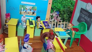 Dilli Wali Barbie Epi208Barbie Doll All Day Routine In Indian VillageBarbie Doll Bedtime Story [upl. by Saunder970]