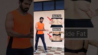 Side amp back fat workout 🔥 youtubeshorts fitness trending viral exercise shortvideo share [upl. by Deehan802]