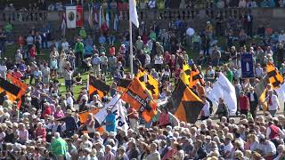 Bonifatiusfest Fulda 2023  Einzug zum Pontifikalamt auf dem Domplatz [upl. by Yereffej512]