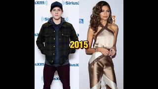 Tom Holland Vs Zendaya Through The Years 🌟 shorts tomholland zendaya [upl. by Flowers]