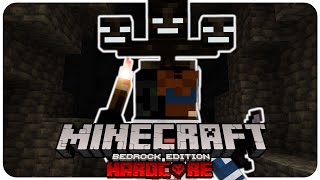 The Bedrock Wither is BROKEN unless you do this  100 Days Minecraft Bedrock Hardcore EP 6 [upl. by Schilit]