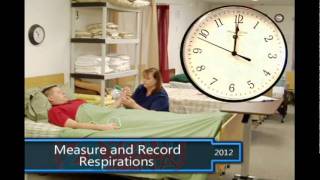 Measure and Record Respirations CNA Skills [upl. by Mcgill]