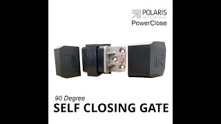 SelfClosing Gate System  PowerClose 90 Installation [upl. by Arbba]