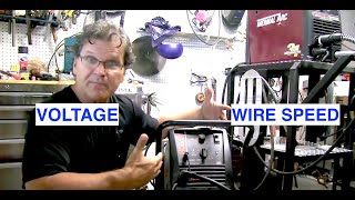 Mig Welding Basics part 3Setting Voltage and Wire Speed [upl. by Gloria]