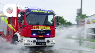 Hochwasser Schwaben kämpft weiter gegen die Fluten  atv [upl. by Egres325]