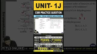 CSIR Practice Question  Unit 1 Molecules and their Interaction Relevant to Biology  Topic J [upl. by Anyak743]