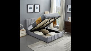 Ottoman bed  Step by Step Assembly instructions [upl. by Kire]