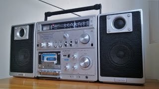 Contec MCP300 vintage boombox ghettoblaster 3883 [upl. by Aseretairam612]